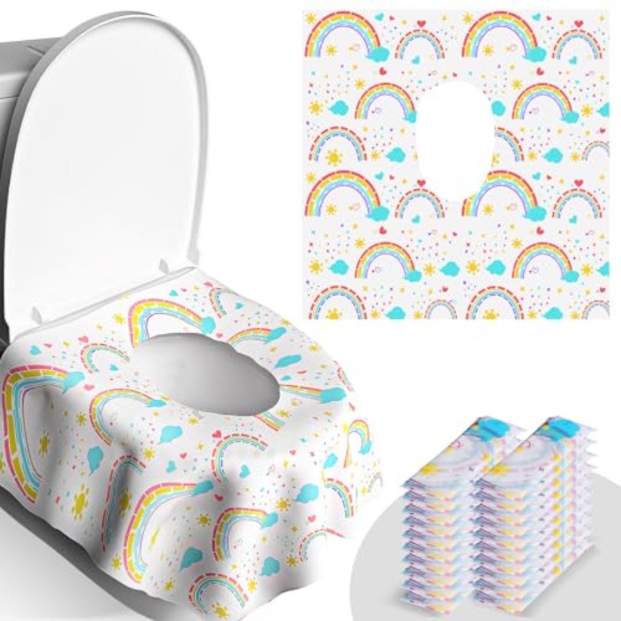 Toddler Potty Training Seat - 20 Pack Disposable Toilet Seat Covers