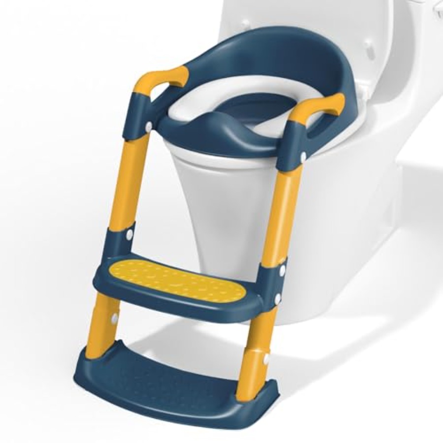 Toddler Potty Training Seat - Potty Training Toilet with Step Stool