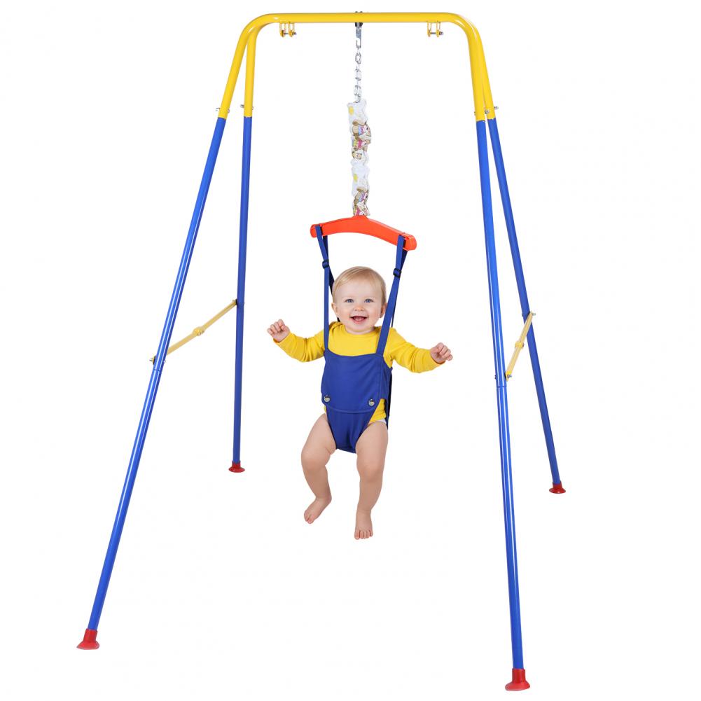 Baby Jumper with Stand, Indoor - Baby Swing Bouncer review and price