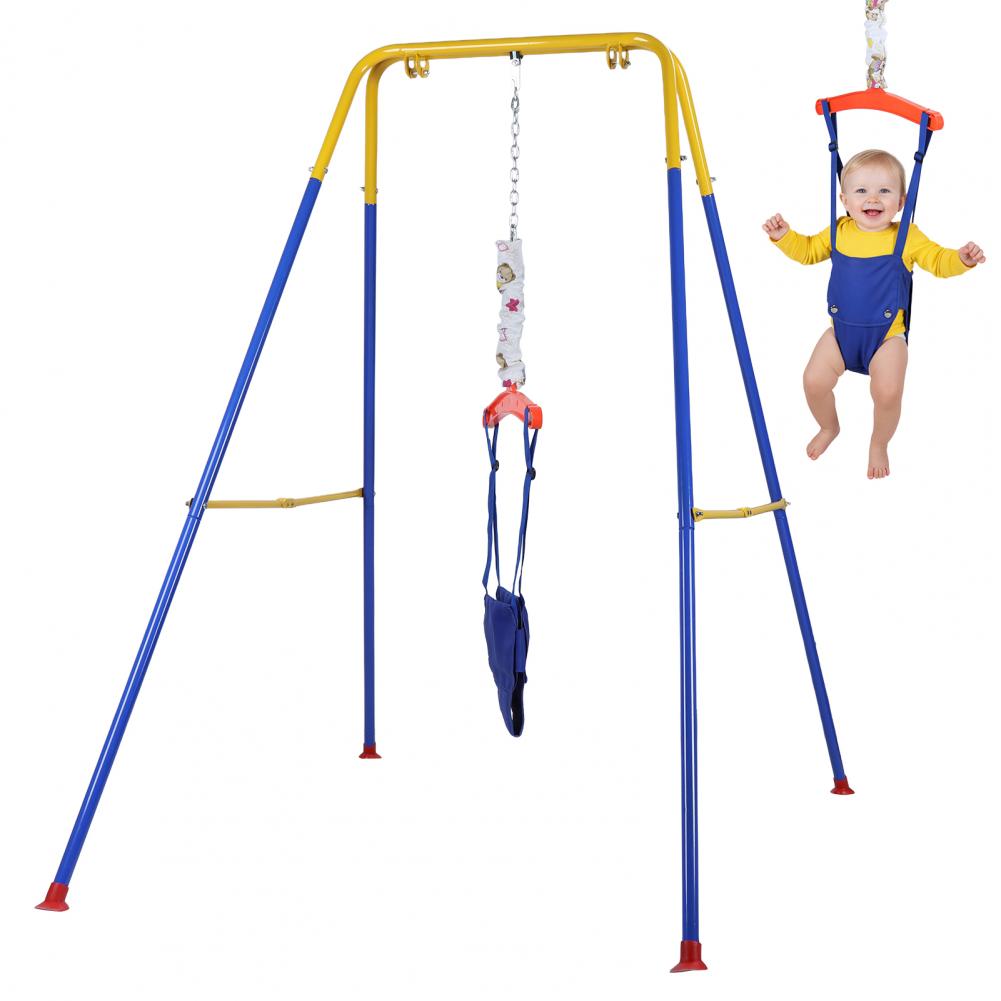 Baby Jumper with Stand, Indoor - Baby Swing Bouncer review and price