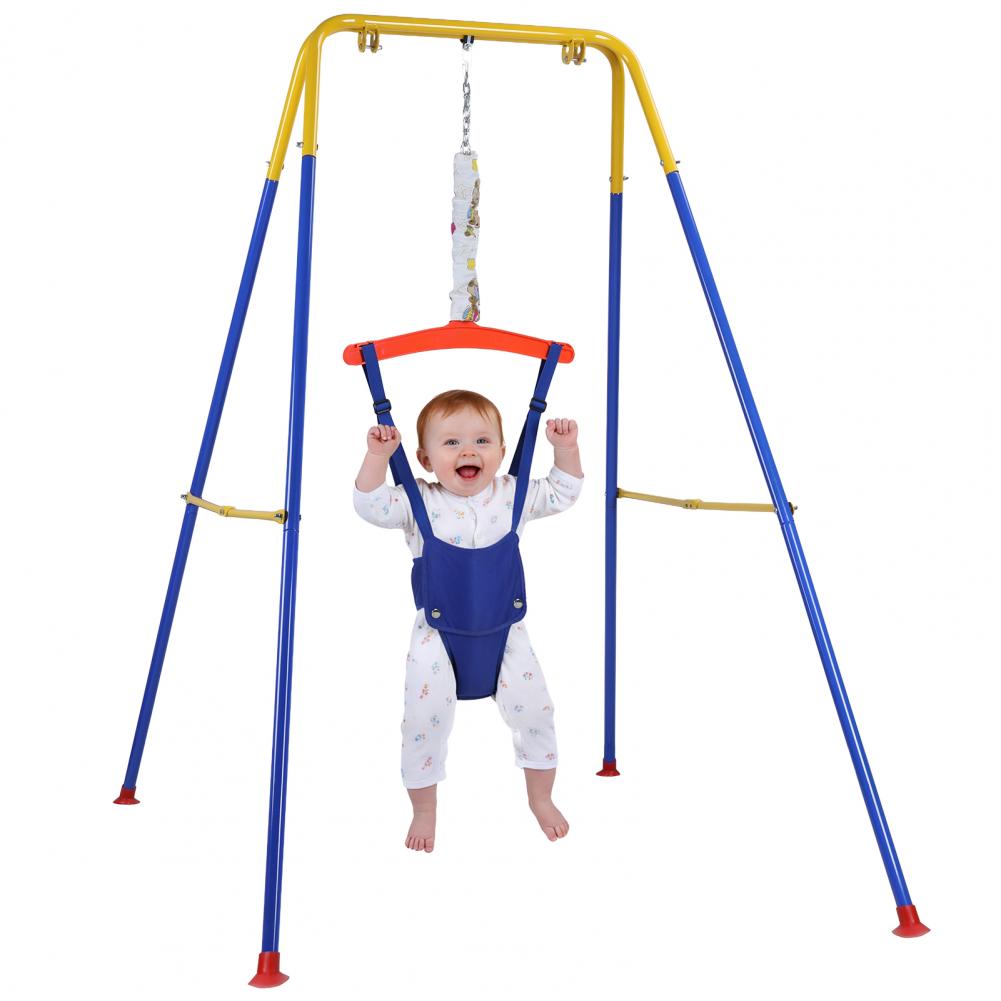 Baby Jumper with Stand, Indoor - Baby Swing Bouncer review and price