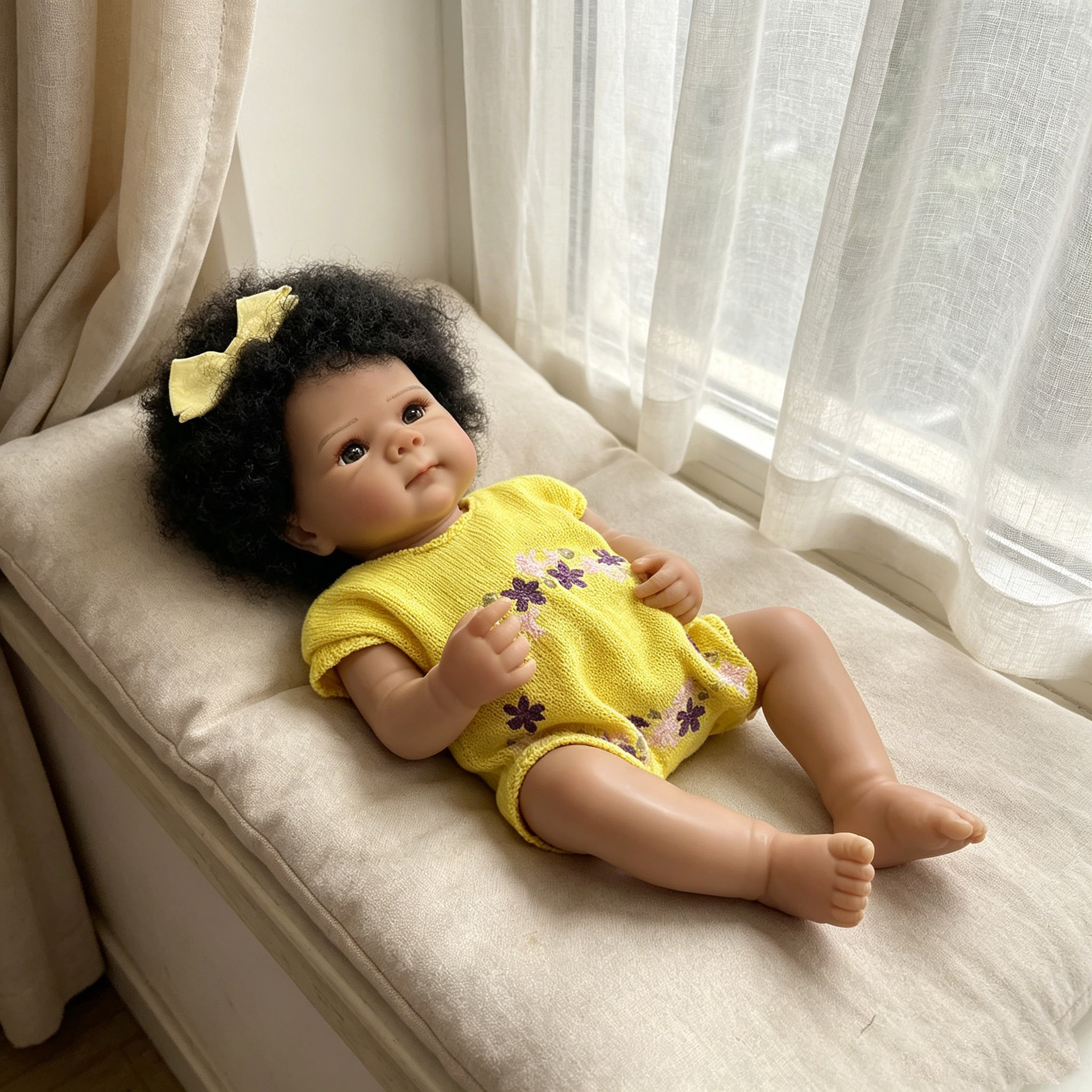 Dark Skin Full Vinyl Body Bett - Baby Products For Curly Hair review and price
