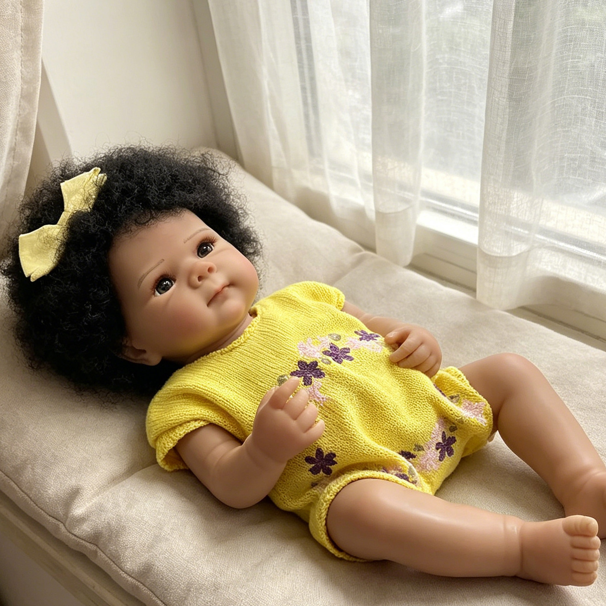 Dark Skin Full Vinyl Body Bett - Baby Products For Curly Hair review and price