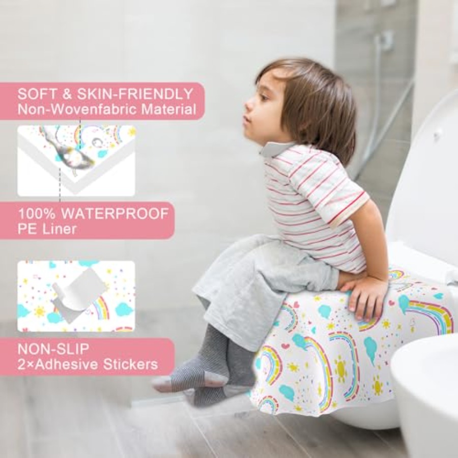 20 Pack Disposable Toilet Seat - Toddler Potty Training Seat review and price