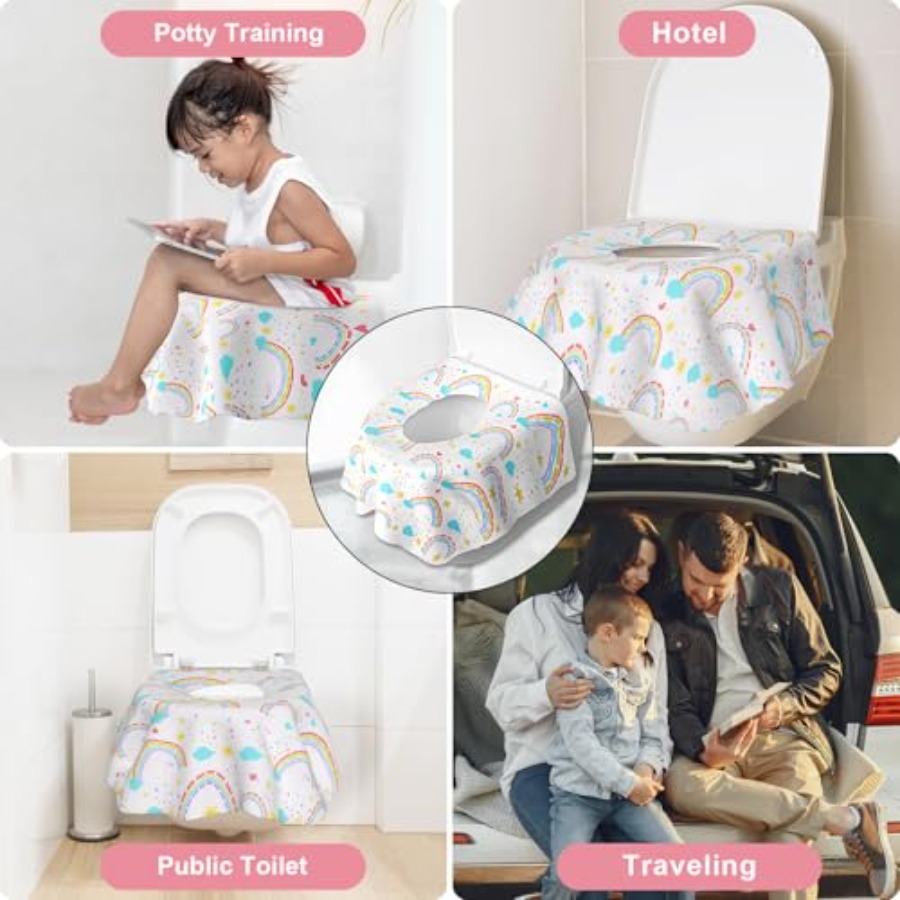 20 Pack Disposable Toilet Seat - Toddler Potty Training Seat review and price