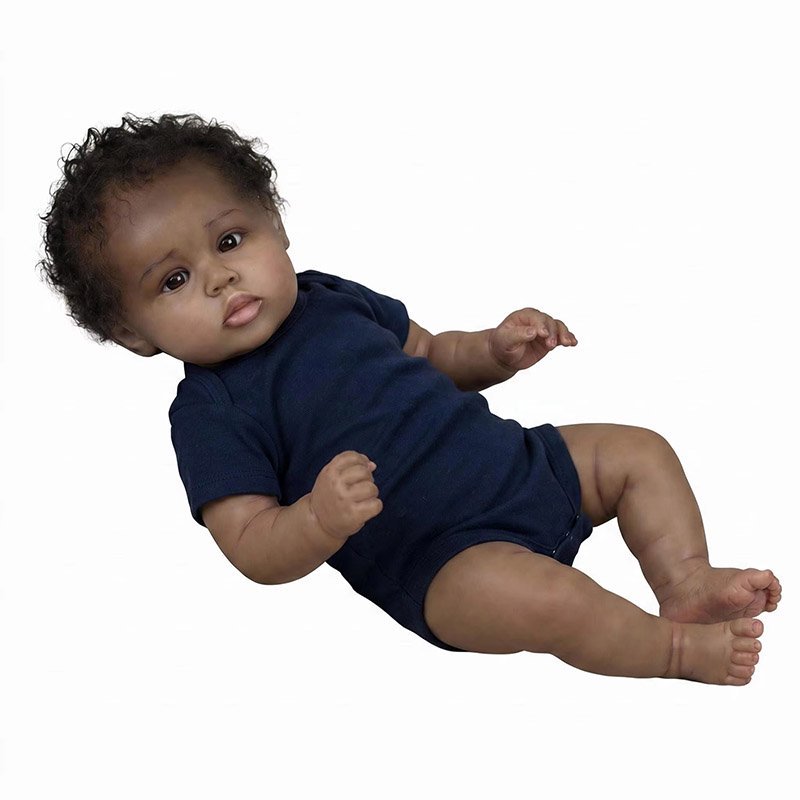 48cm Soft Silicone Vinyl Reube - Baby Products For Curly Hair review and price
