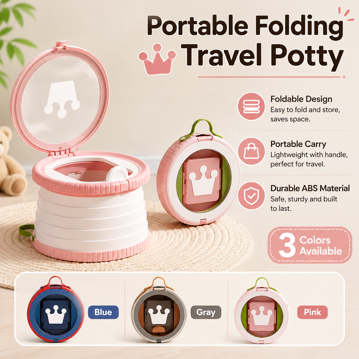 Portable Folding Travel Potty  - Toddler Potty Training Seat review and price