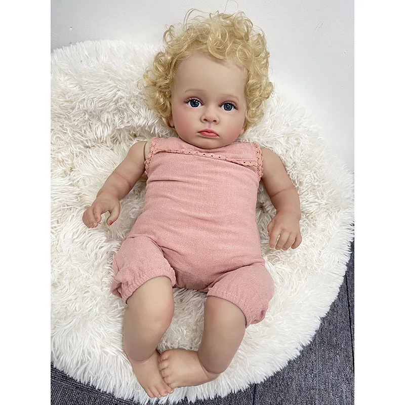 55CM Reborn Toddler Baby Doll  - Baby Products For Curly Hair review and price