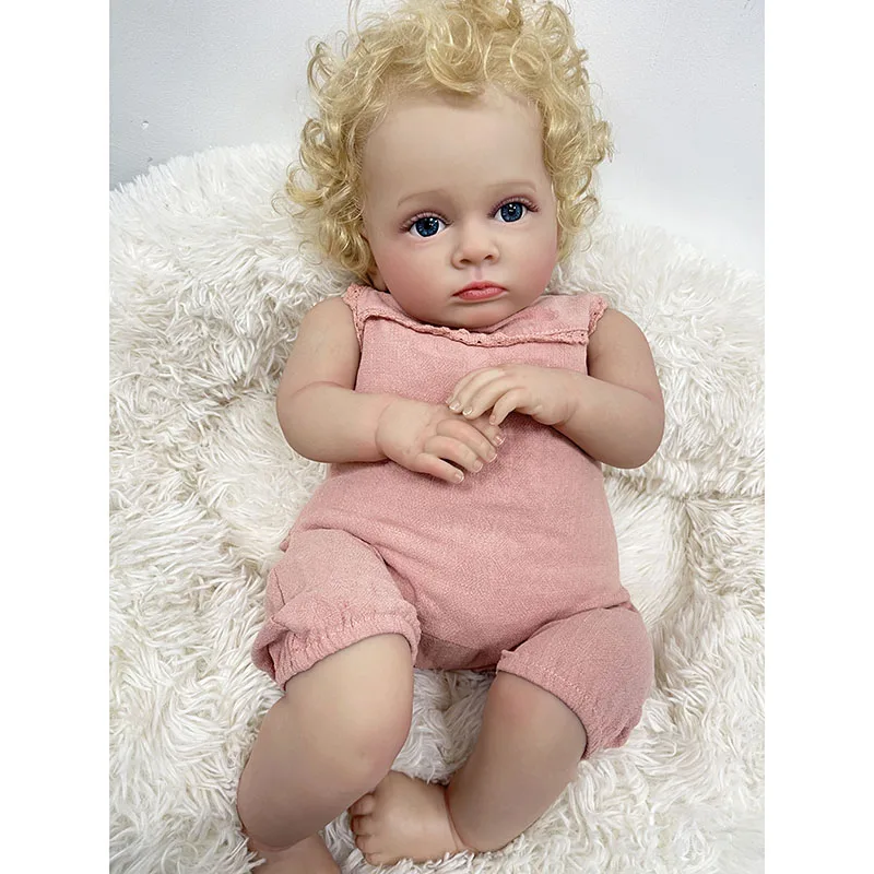 55CM Reborn Toddler Baby Doll  - Baby Products For Curly Hair review and price