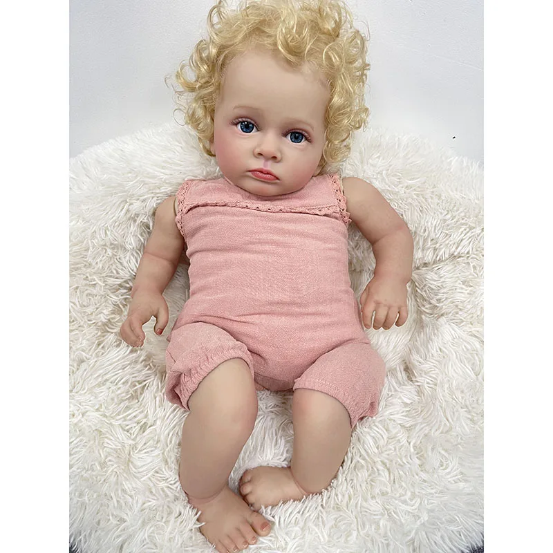 55CM Reborn Toddler Baby Doll  - Baby Products For Curly Hair review and price