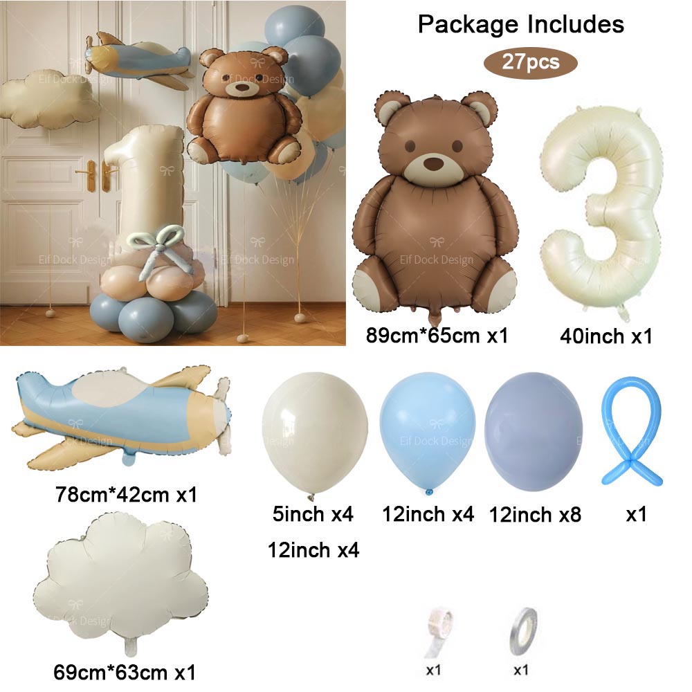 Brown Matte Bear Airplane Clou - Baby Products Lotion review and price