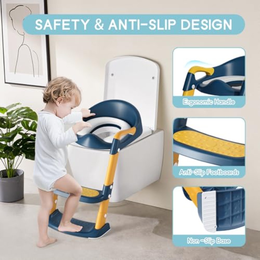 Potty Training Toilet with Ste - Toddler Potty Training Seat review and price