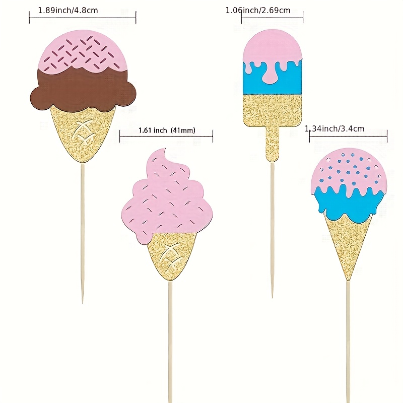 12Pc Glitter Ice Cream Cupcake - Baby Products Lotion review and price