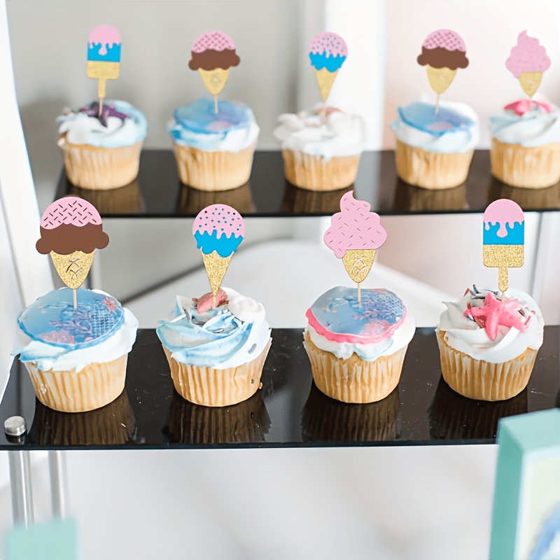 12Pc Glitter Ice Cream Cupcake - Baby Products Lotion review and price